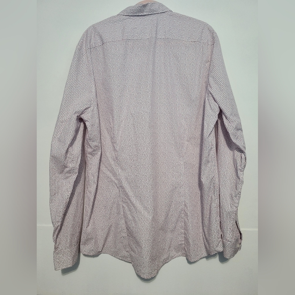 Michael Kors Mens Slim Fit Button-down Shirt XXL Multicolor - Picture 2 of 7